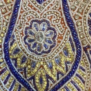 Beaded Floral Pattern Accessory